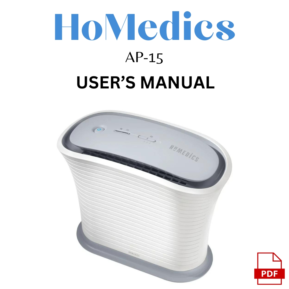 Homedics Air Purifier AP-15 Manual