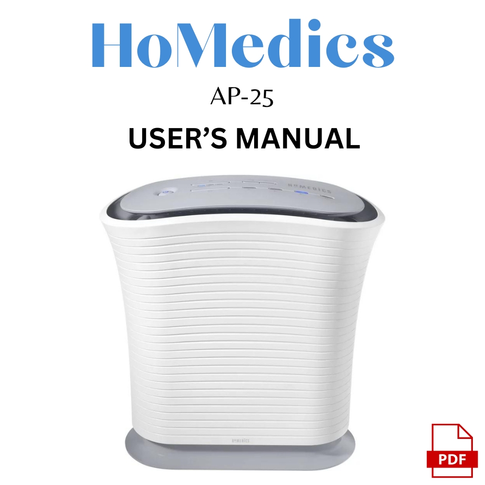 Homedics Air Purifier AP-25 Manual