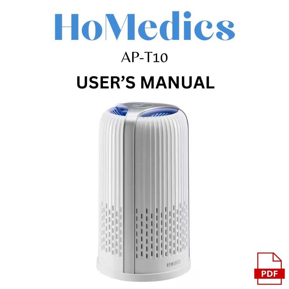 Homedics Air Purifier AP-T10 Manual