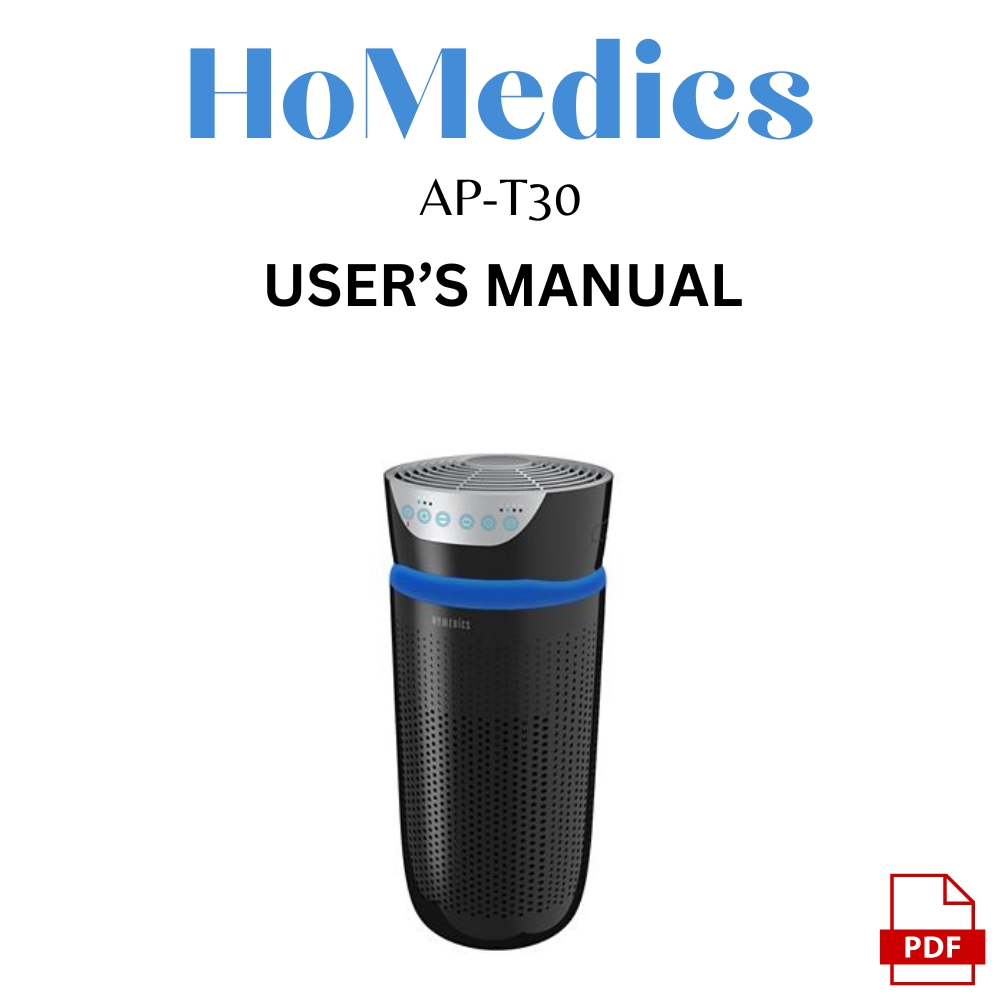 Homedics Air Purifier AP-T30 Manual