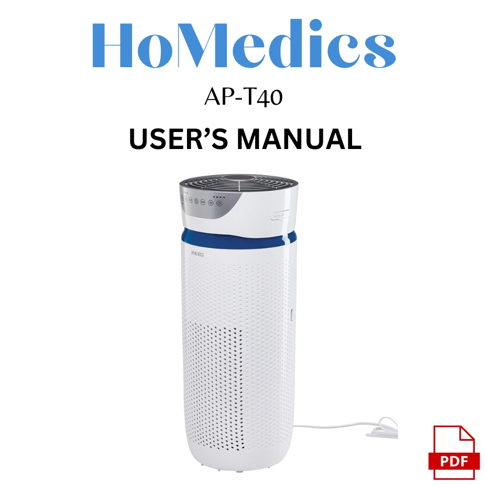 Homedics Air Purifier AP-T40 Manual
