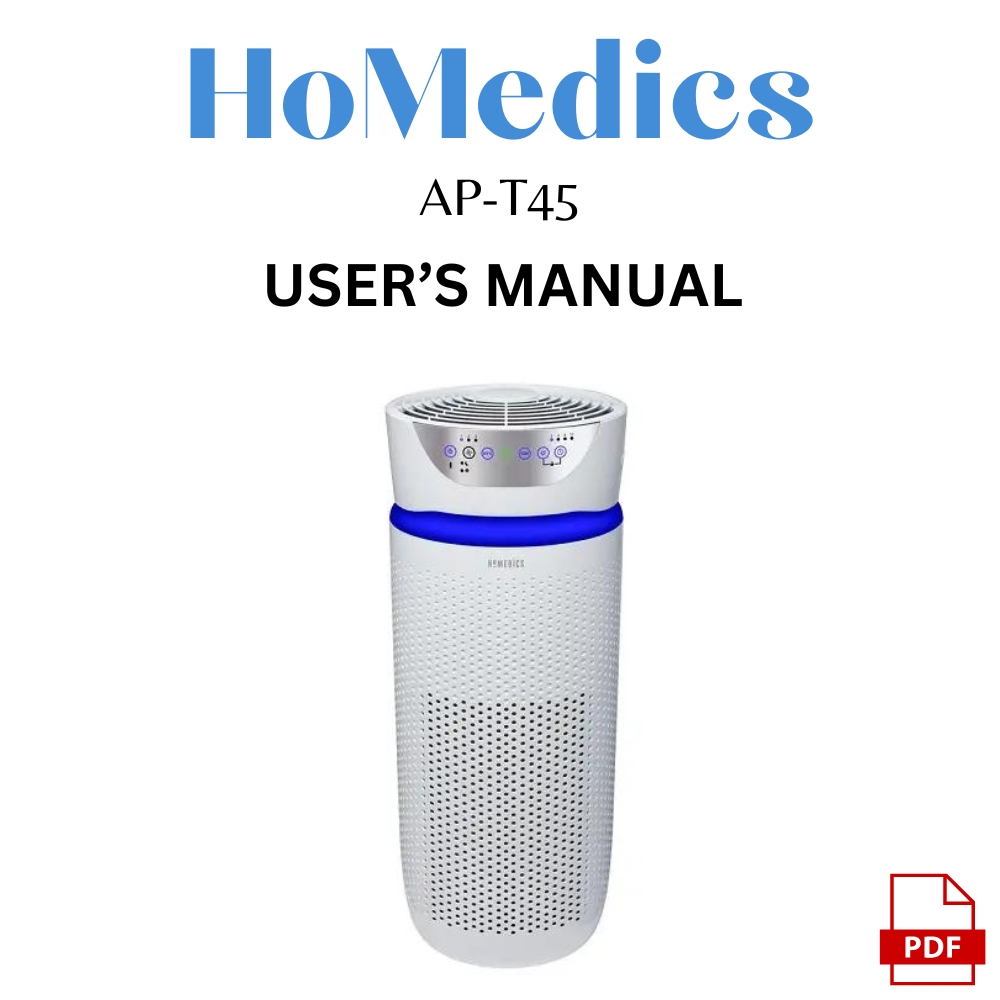 Homedics Air Purifier AP-T45 Manual