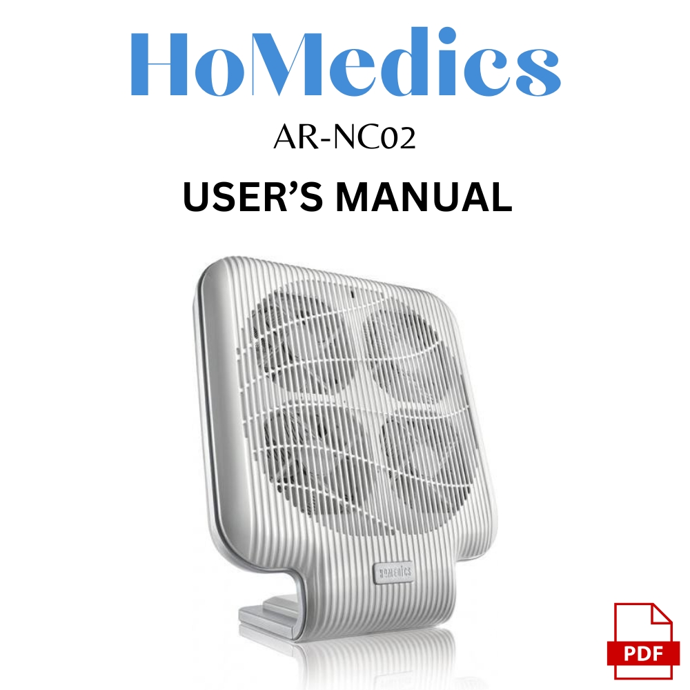 Homedics Air Purifier AR-NC02 Manual