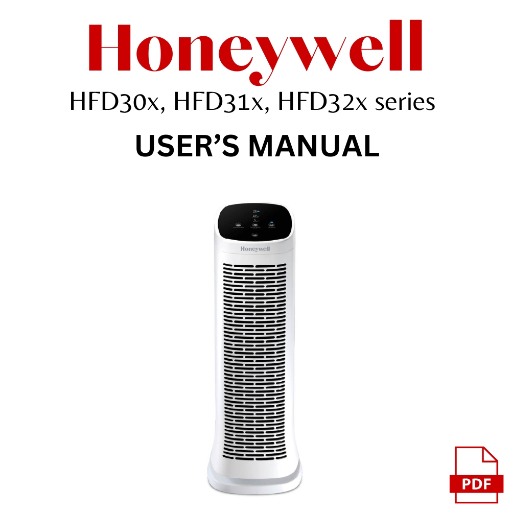 Honeywell Air Purifier HFD30x, HFD31x, HFD32x series  Manual